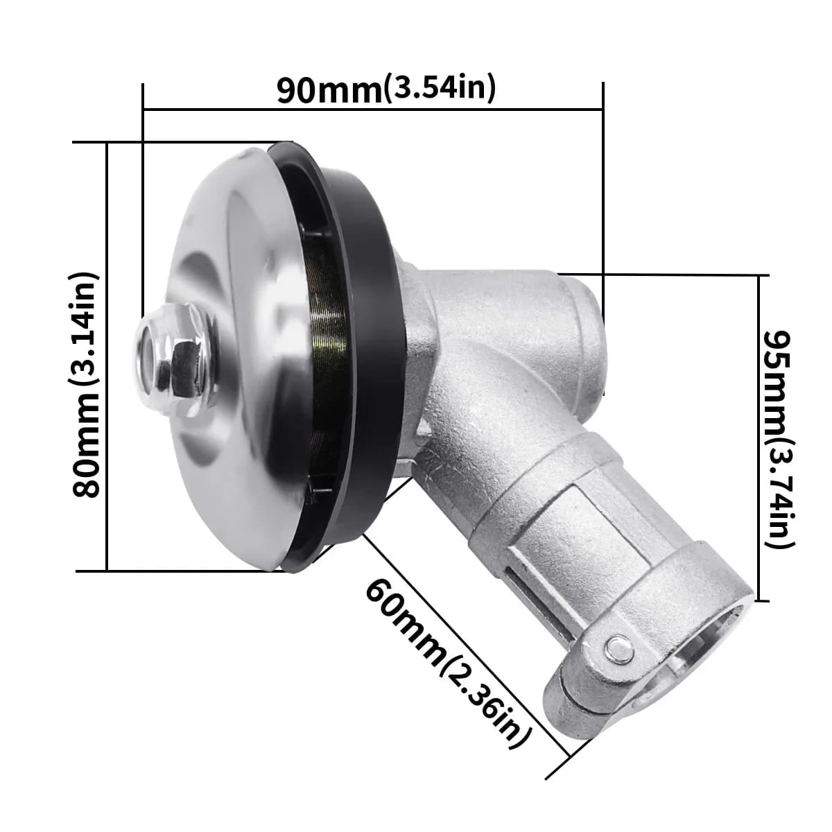 Cabezal de reemplazo para caja de cambios de desbrozadora 26mm/28mm