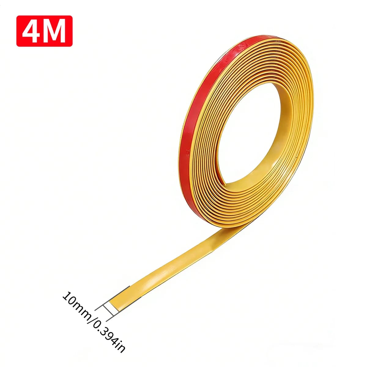 Tira Protectora Antivirutas Transparente de 10mm, Rollo de 4/8m