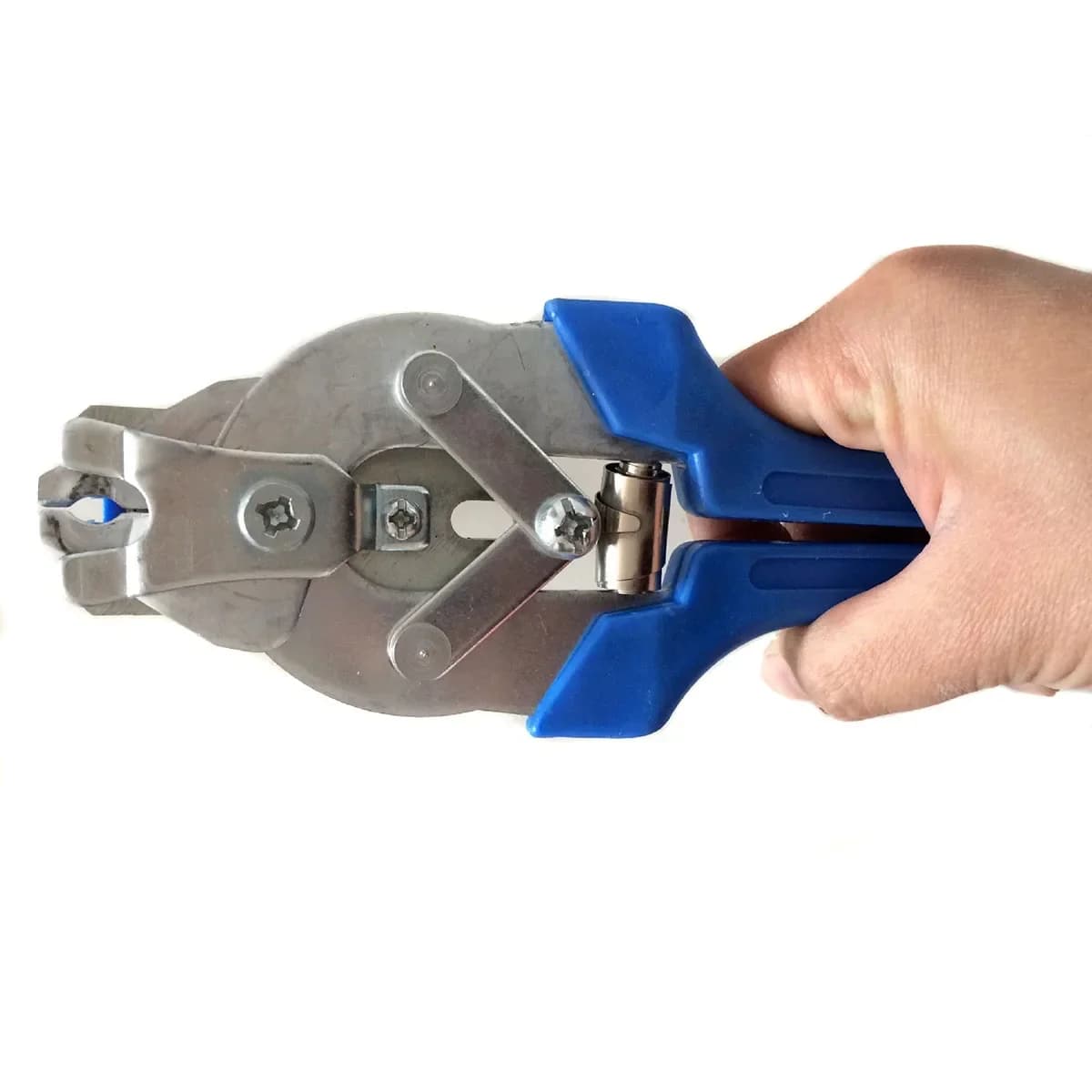 Alicate para anillas con 600 clips de acero inoxidable