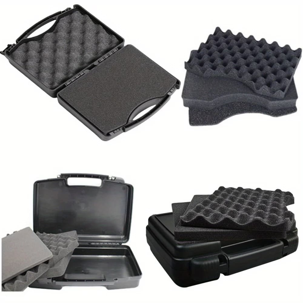 Caja de almacenamiento protectora portátil de plástico para equipo exterior