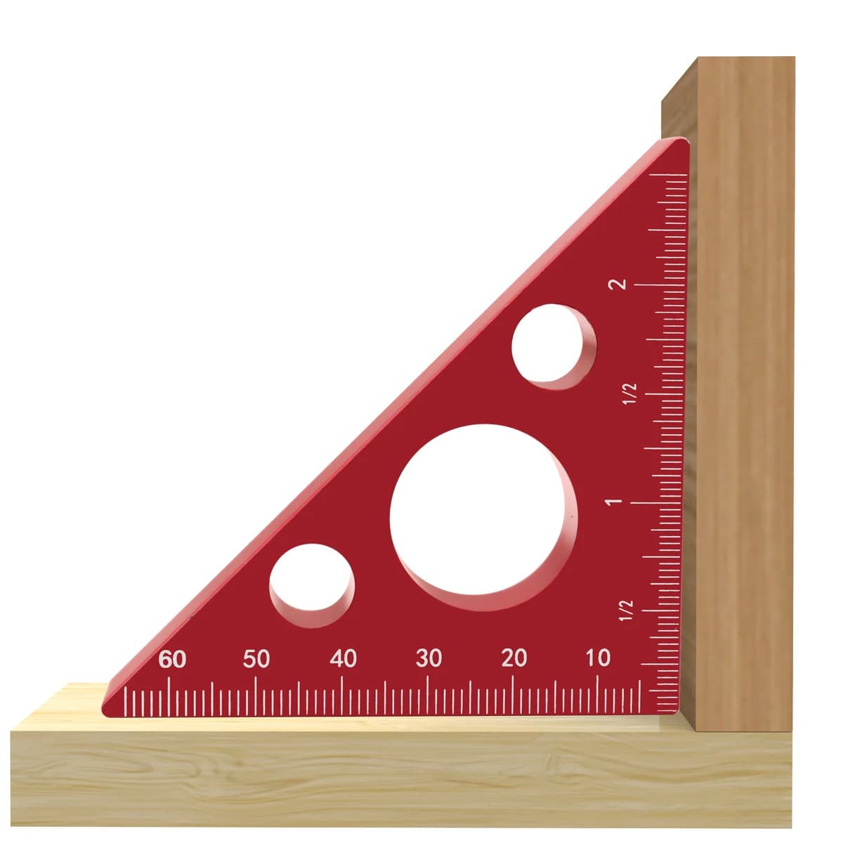 Kit de Plantilla para Cola de milano y Escuadra Triangular de Aluminio
