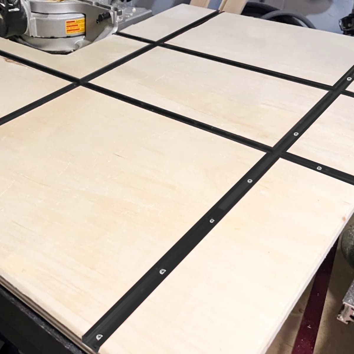 Guía de Corte en T de Aluminio, 19x9.5mm para Herramientas DIY