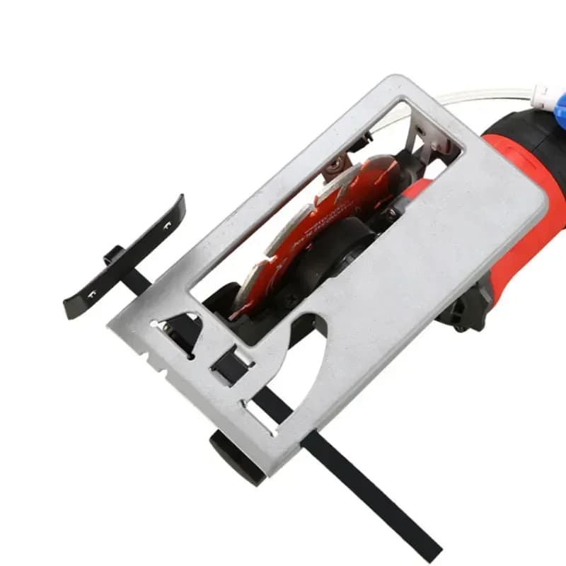 Soporte de profundidad de corte para amoladora angular a 45 grados sin polvo