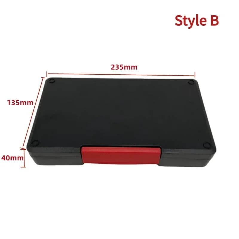Caja de herramientas portátil de plástico para accesorios y hardware