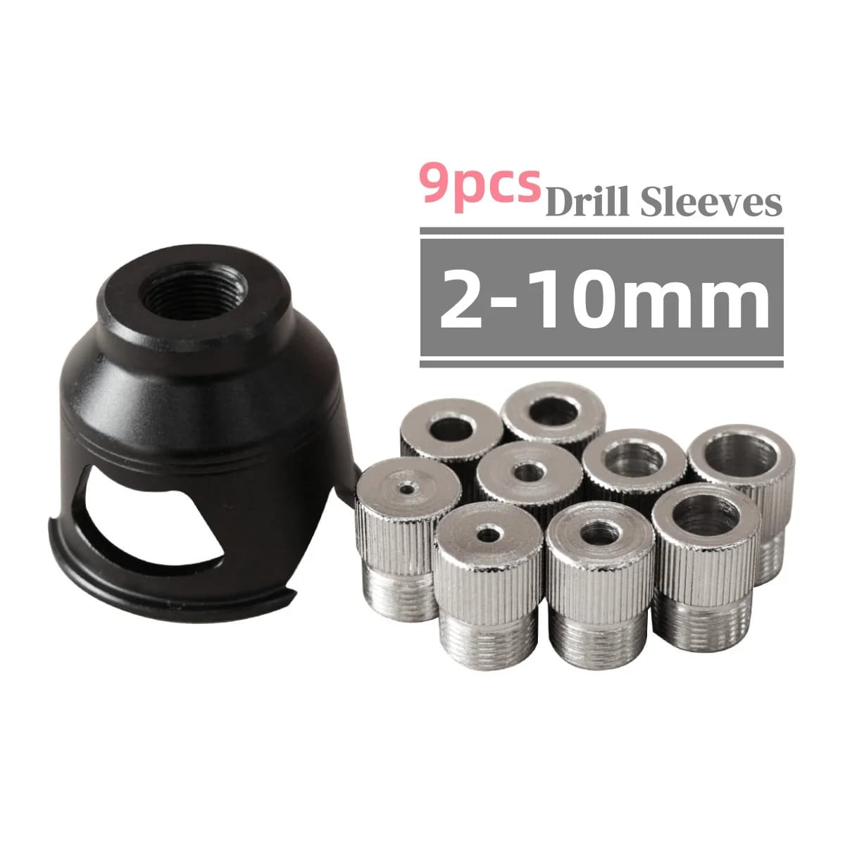 Kit de guía para taladro vertical y espigas, 2-10mm