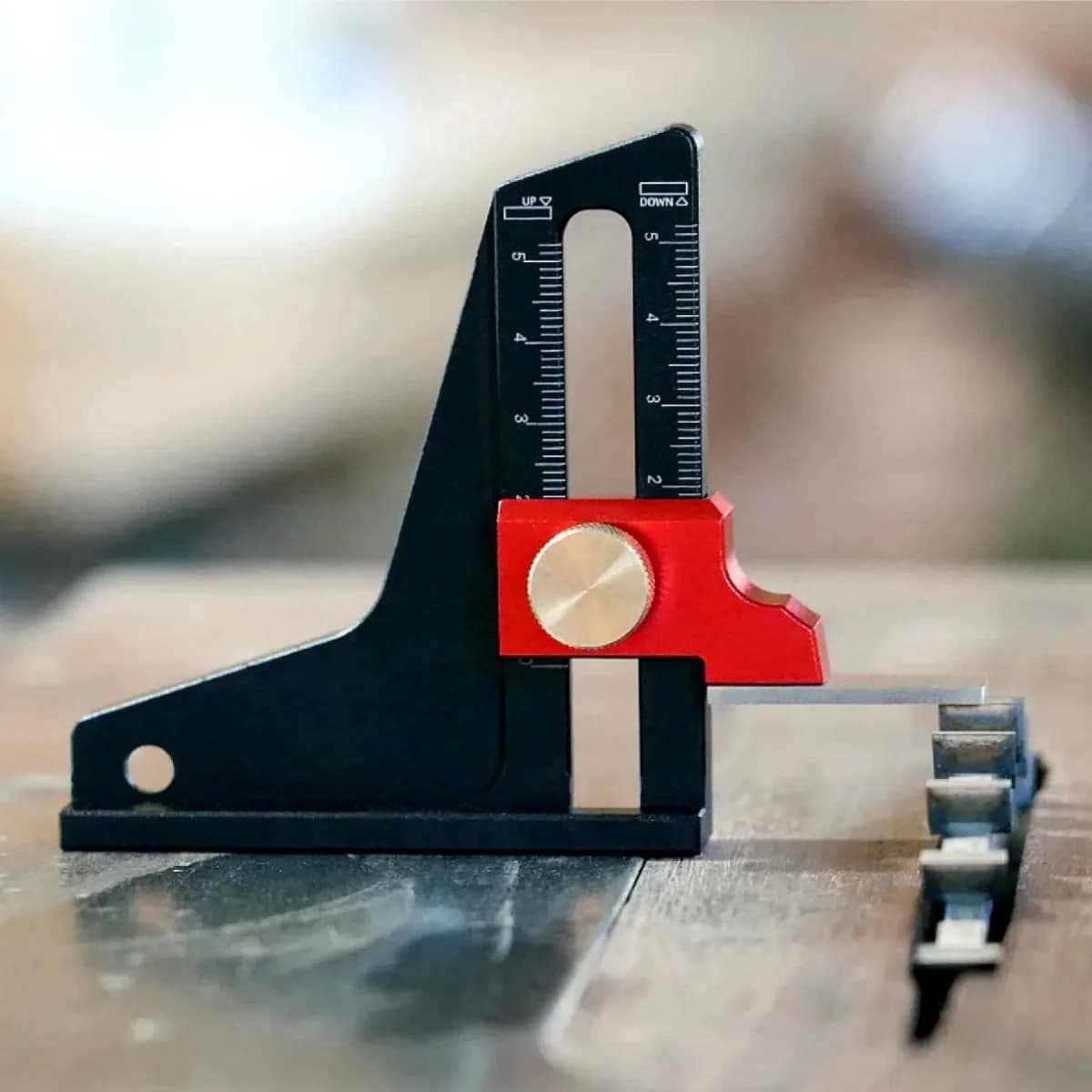 Calibre de altura ajustable de aluminio para carpintería