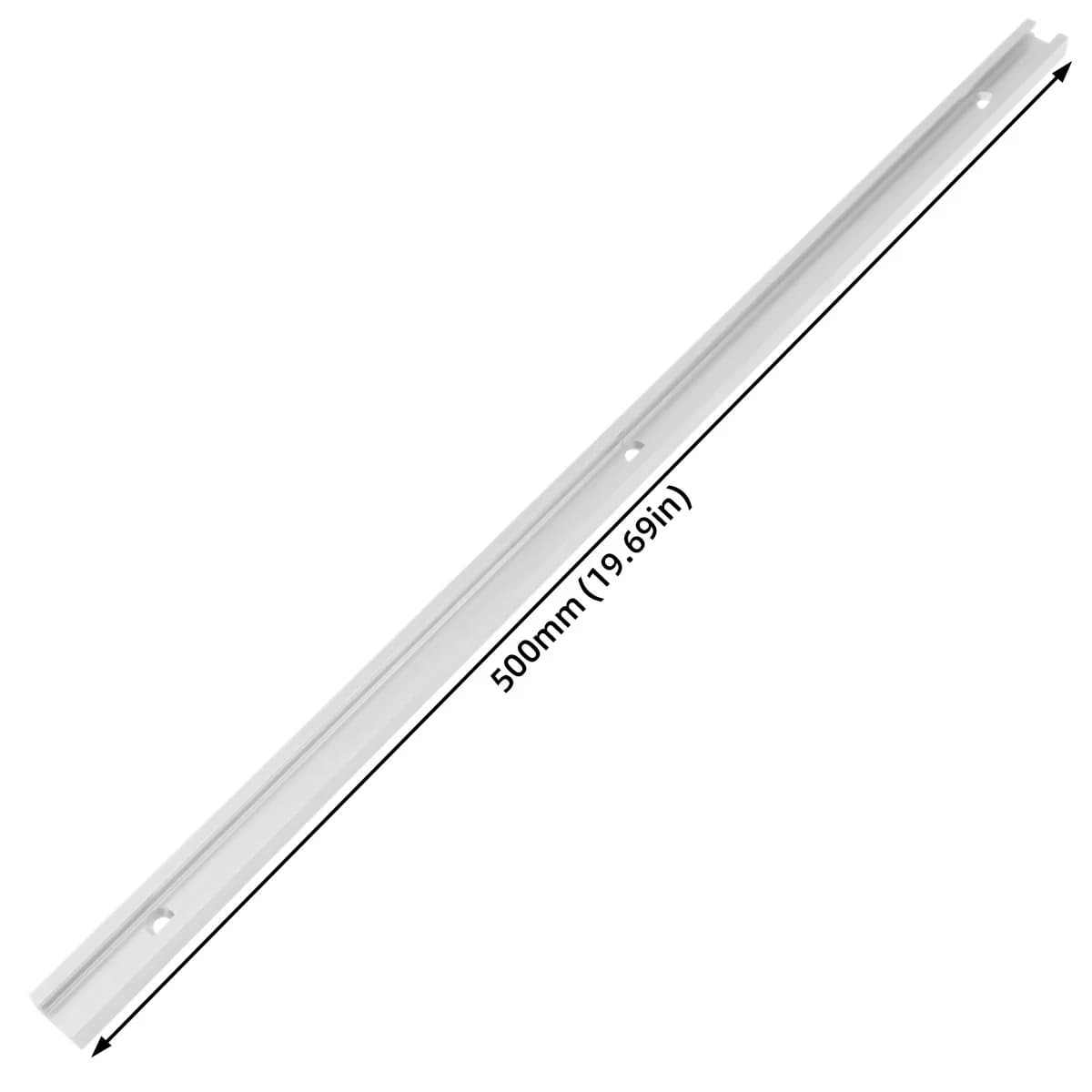 Perilla de tornillo y guía T de perfil doble corte