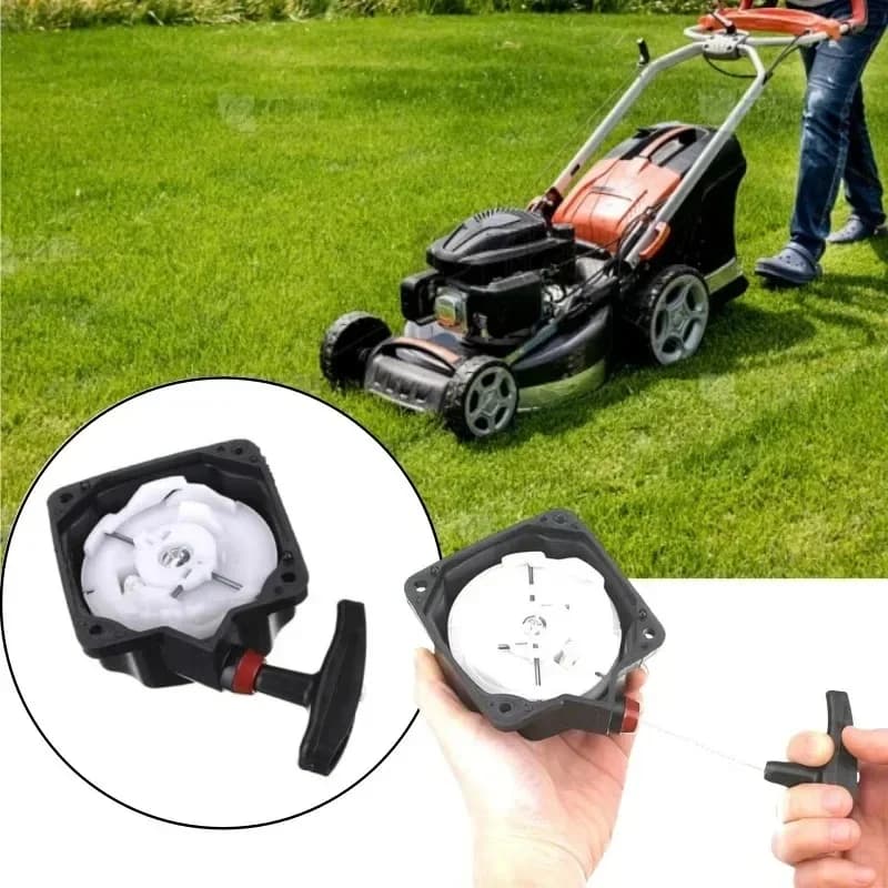 Arrancador retráctil de 80 mm para cortacéspedes