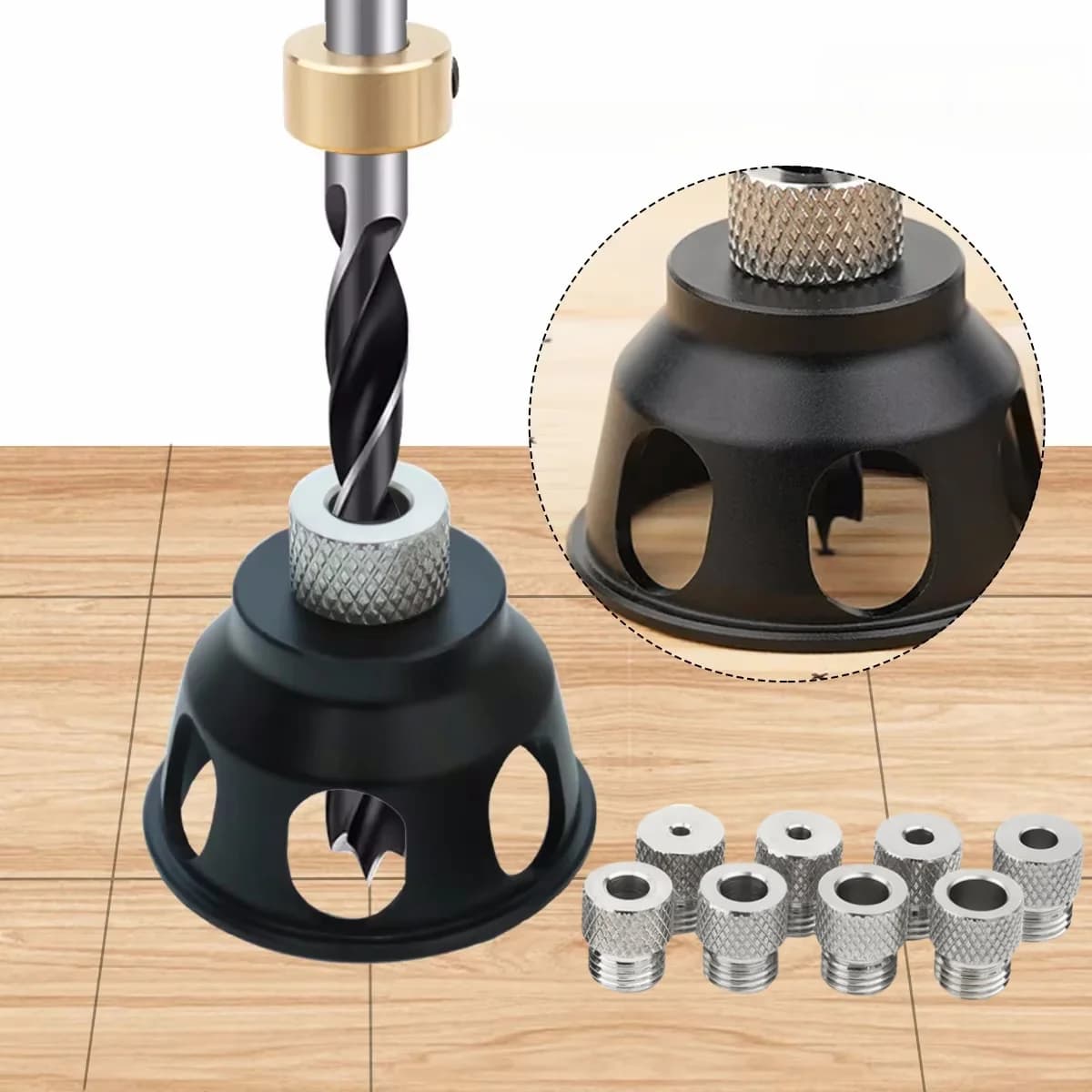 Kit de guía de espigas vertical de aluminio 3-10mm
