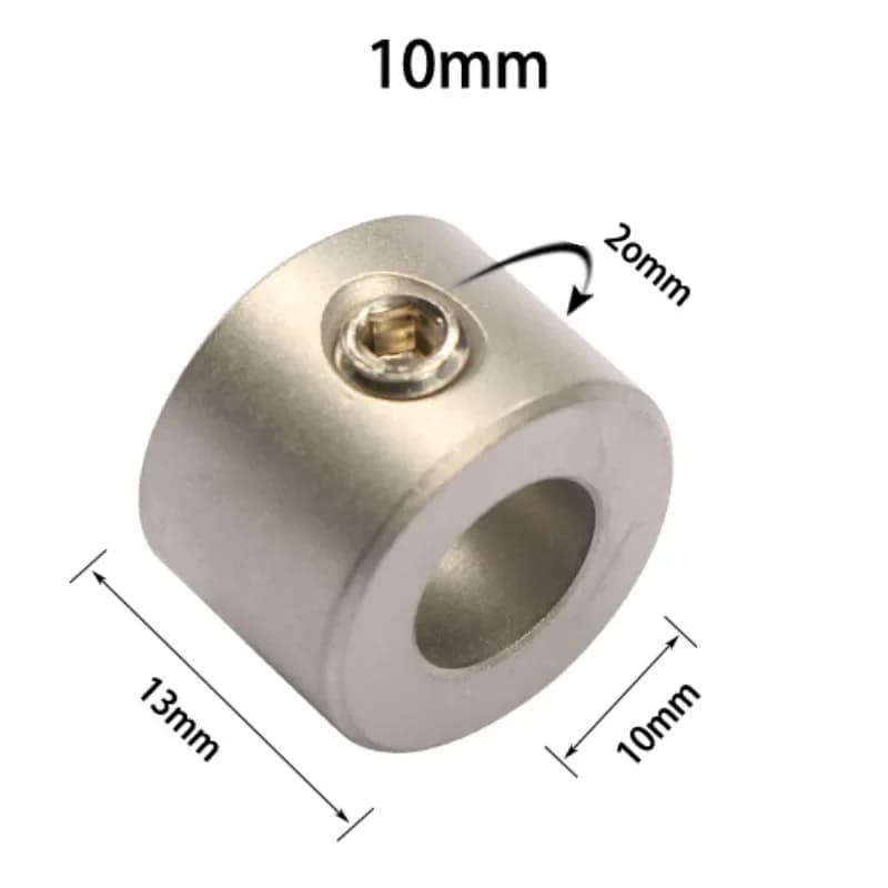 Collares de tope de acero inoxidable para plantillas de espigado, 4-10 mm