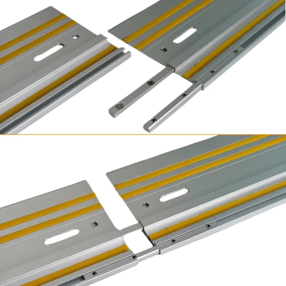 Sistema de guía de riel extruido de aluminio para sierra circular