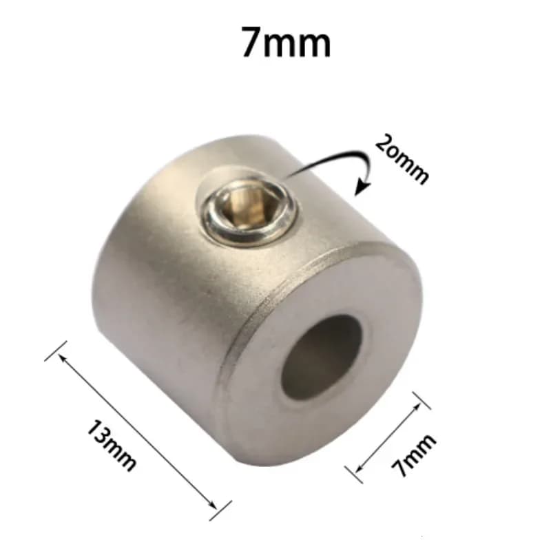 Collares de tope de acero inoxidable para plantillas de espigado, 4-10 mm