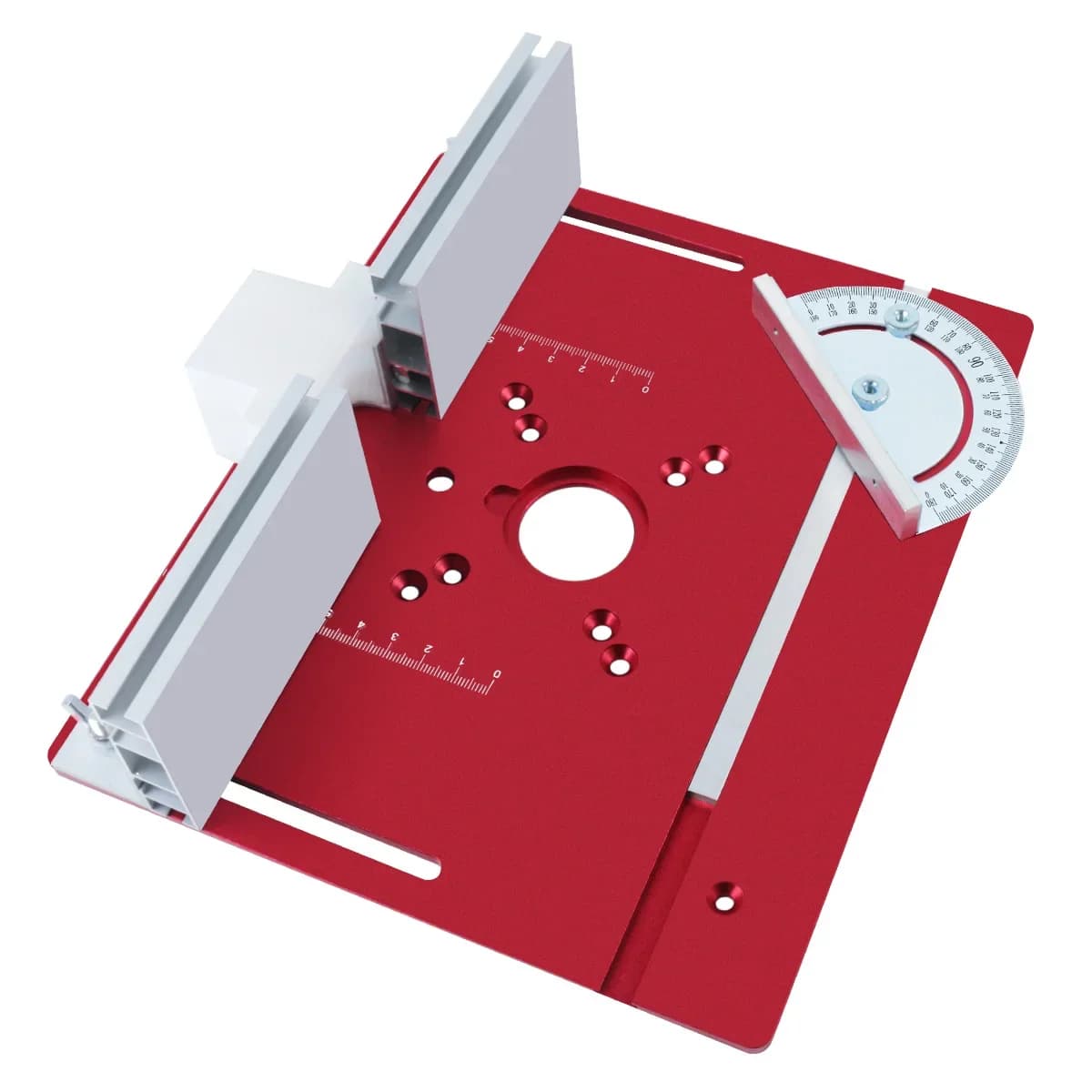 Placa de inserción y kit de elevación para mesa fresadora en aluminio