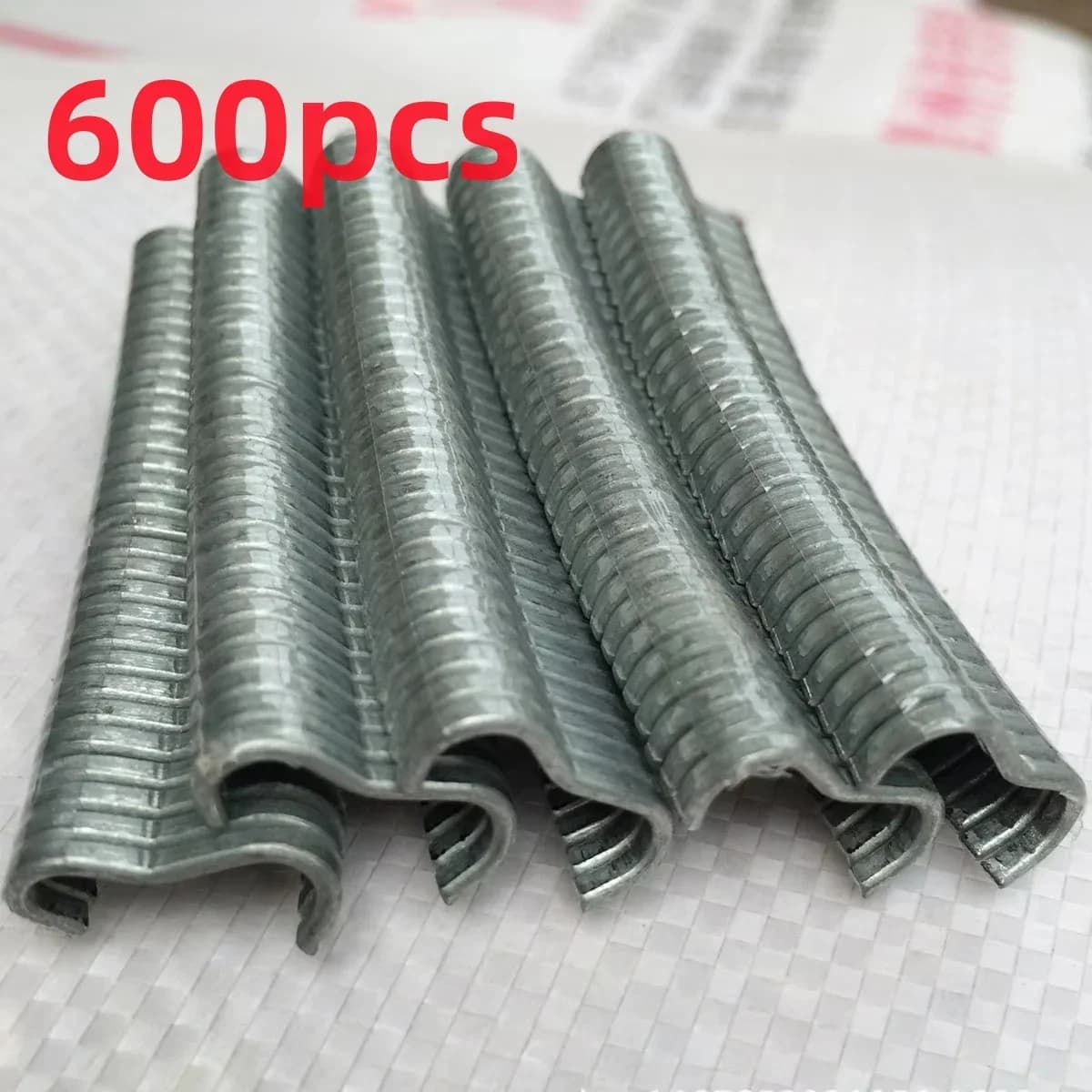 Alicate para anillos cerdosos con 600 uds. de clips de acero inoxidable
