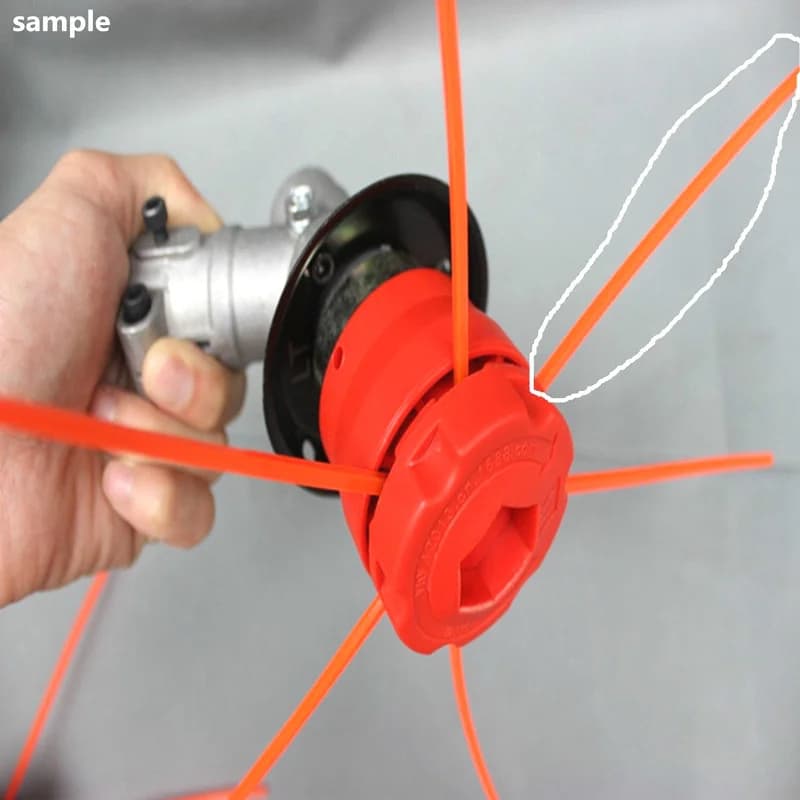 Cuerda de repuesto de nylon para desbrozadora de 4mm x 5000mm