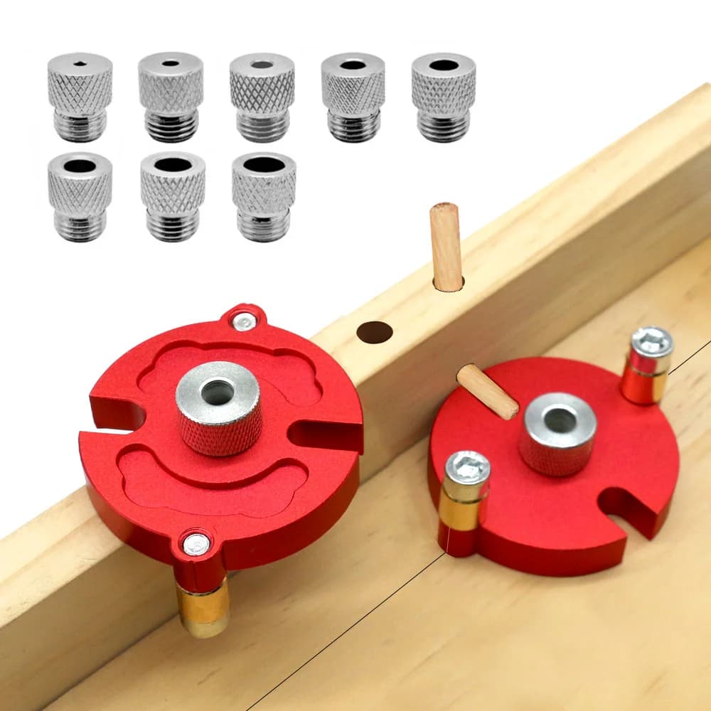 Kit de guía para espigas de madera de 3-10 mm, centrado automático