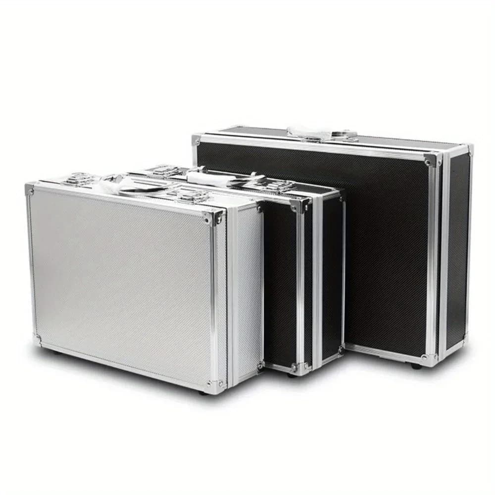 Estuche portátil de aluminio resistente a impactos