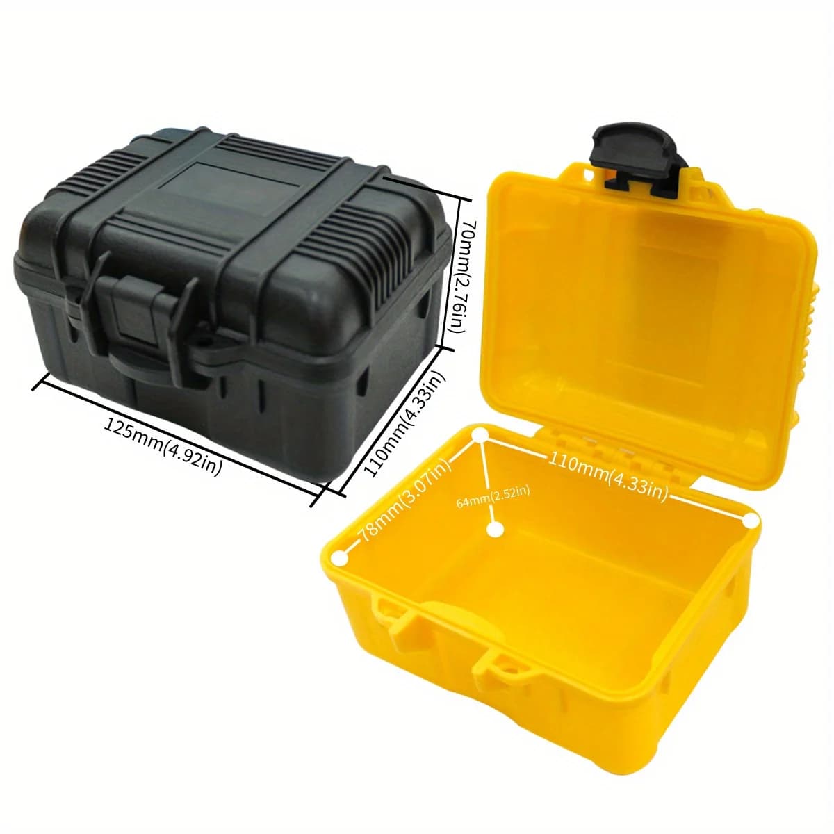 Caja organizadora de plástico resistente para relojes