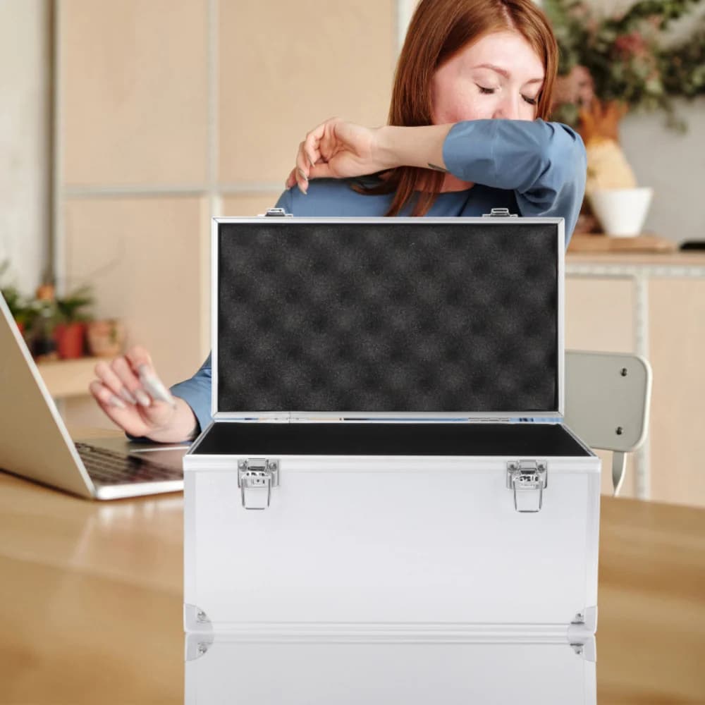 Estuche Portátil Rígido de Aluminio para Herramientas