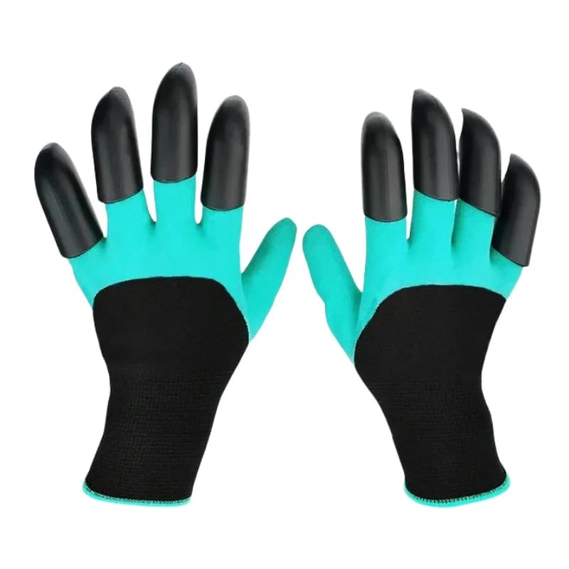 Guantes de jardinería con garras integradas para excavar
