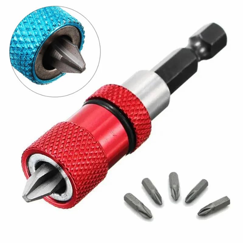 Extensión de Punta de Destornillador Hexagonal Magnética Ajustable de 60mm