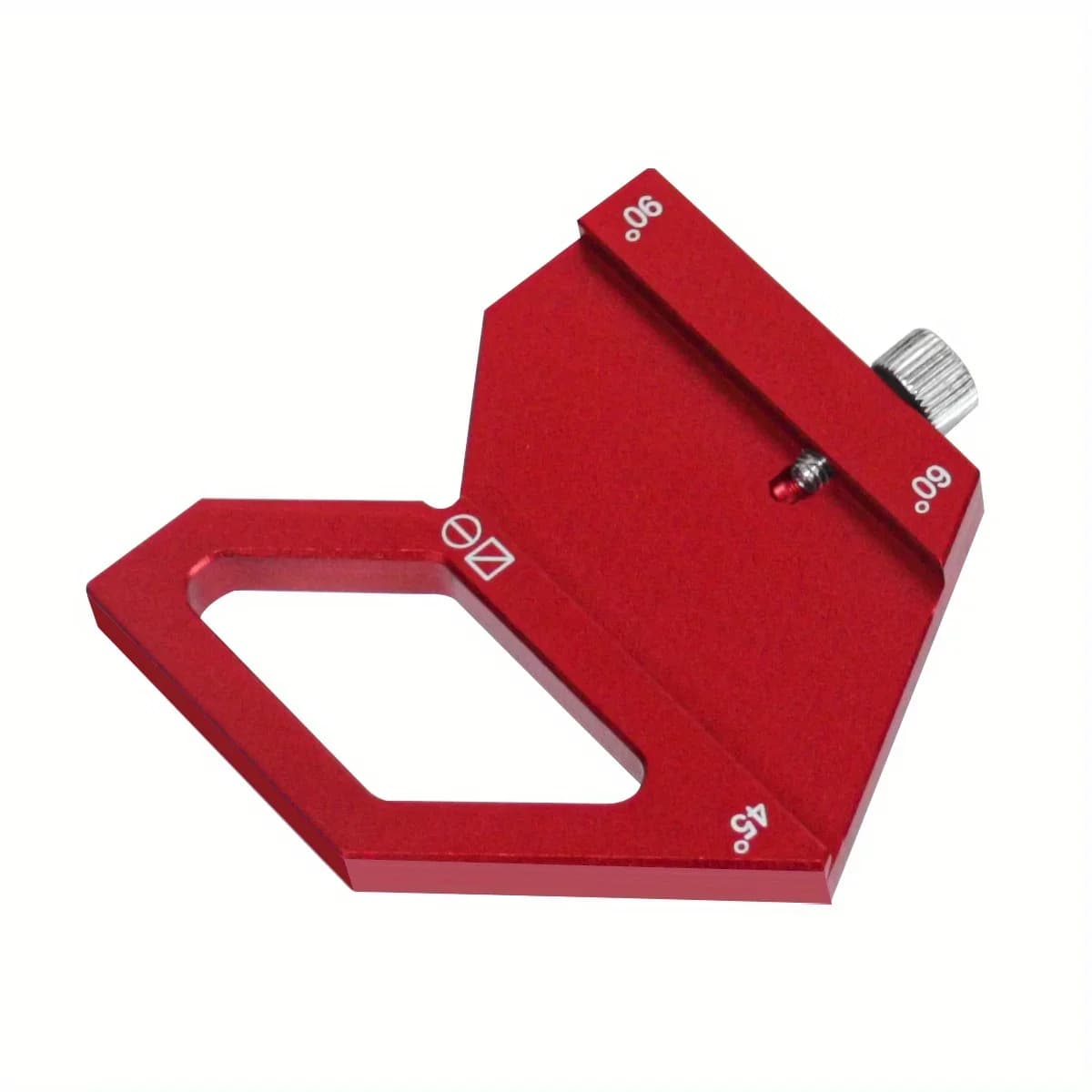 Regla de trazado angular de acero 45/60/90 grados