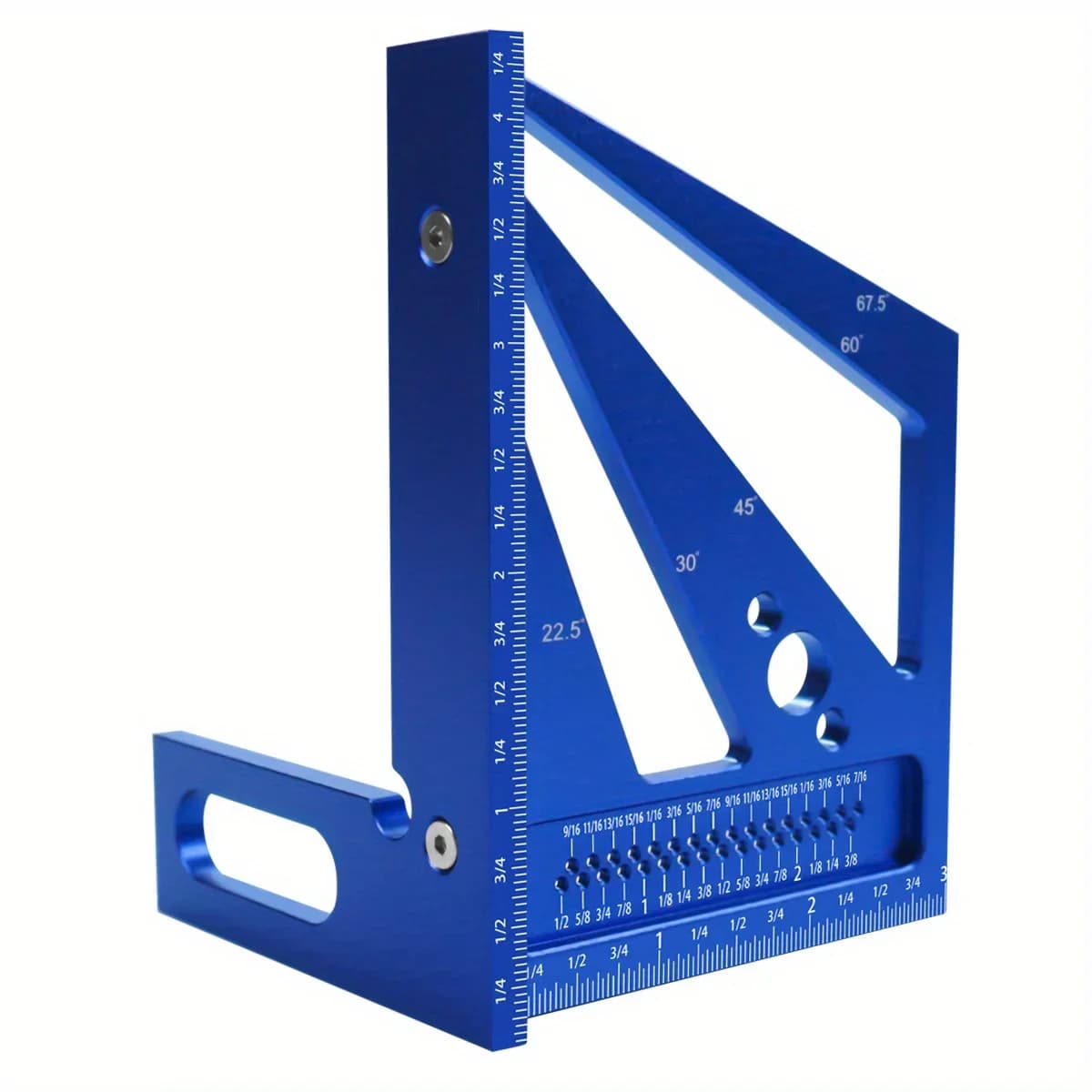 Escuadra transportador de aluminio multiángulo 22,5-90 grados