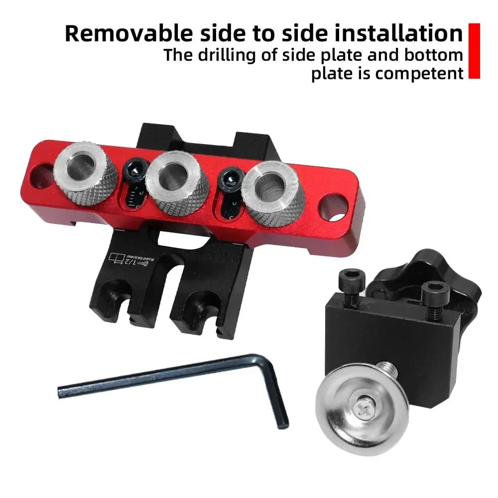 Kit de guía para espigas de madera ajustable 3 en 1