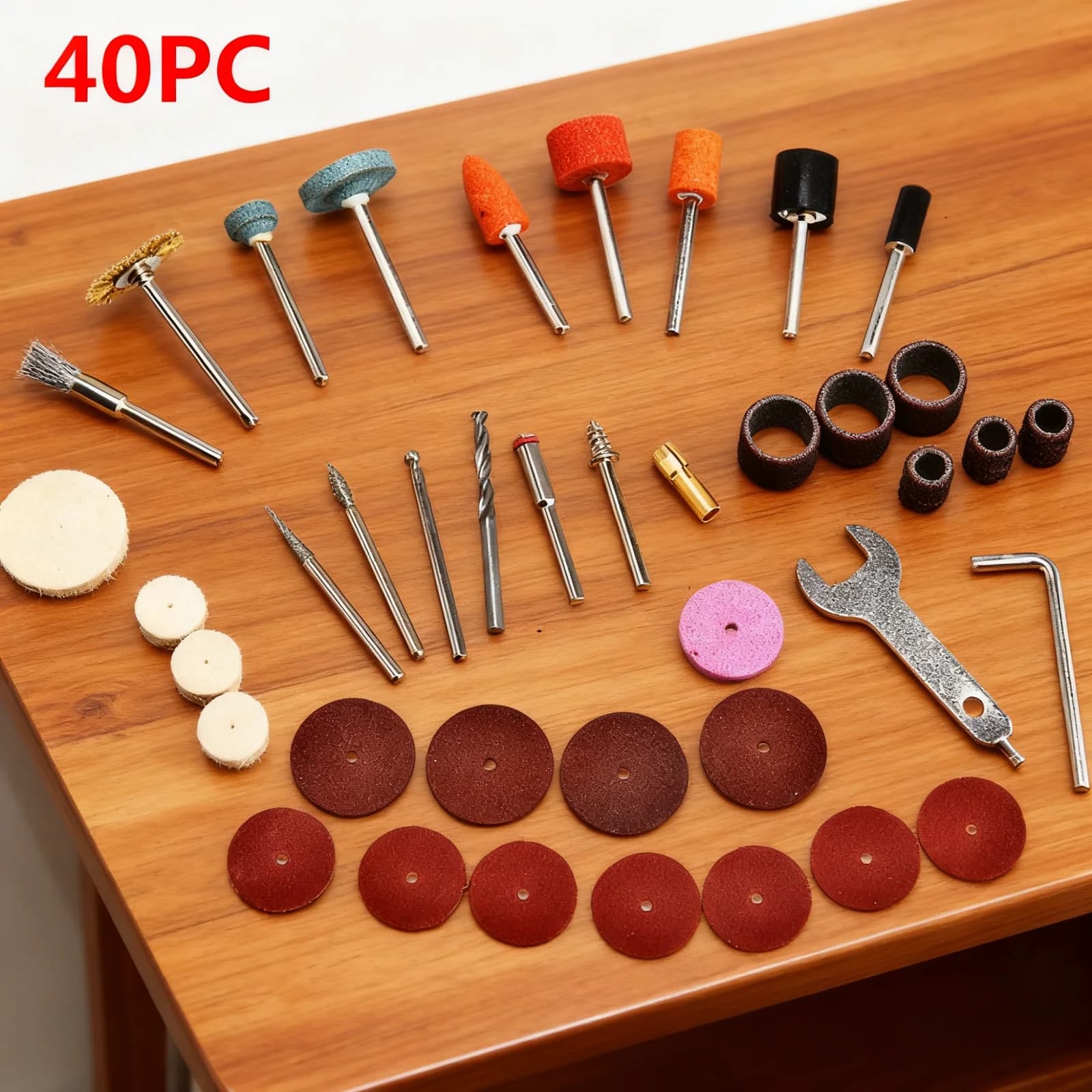 Kit de accesorios para amoladora rotativa de 40 piezas