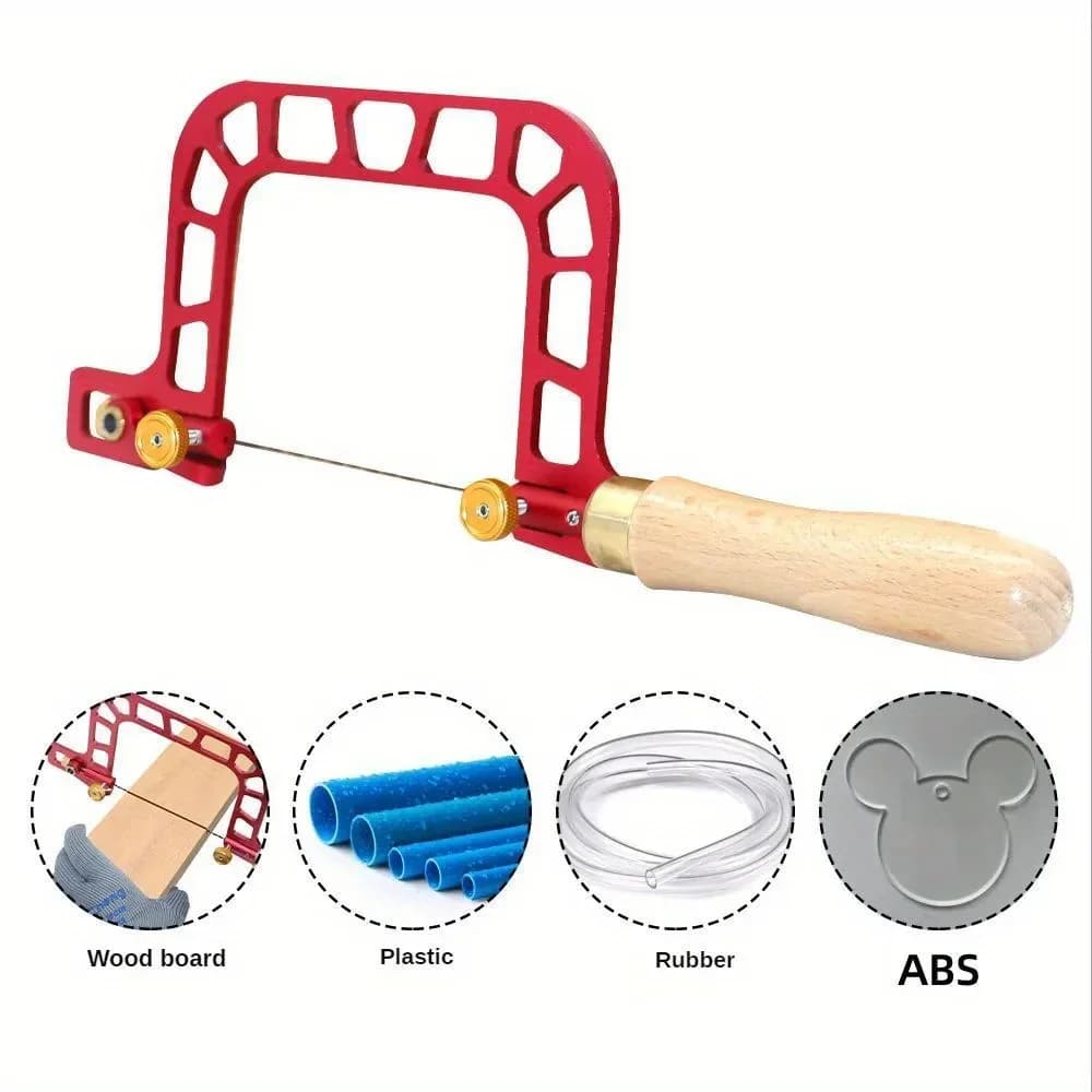 Arco de calar de aluminio con hojas de repuesto