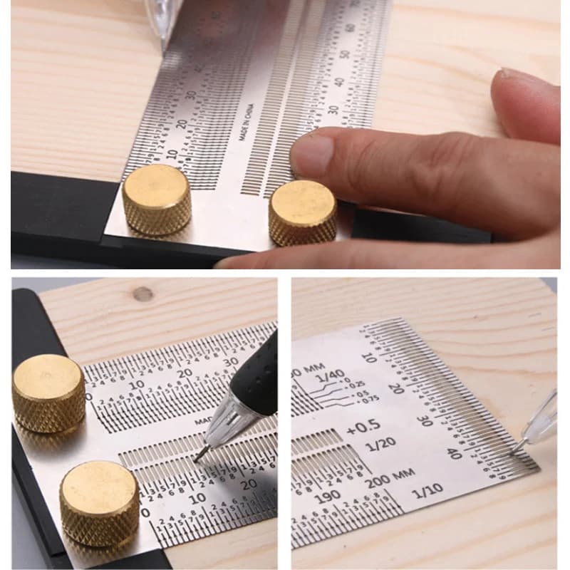 Gauge de Marcado y Escala de Perforación de Precisión en Acero Inoxidable