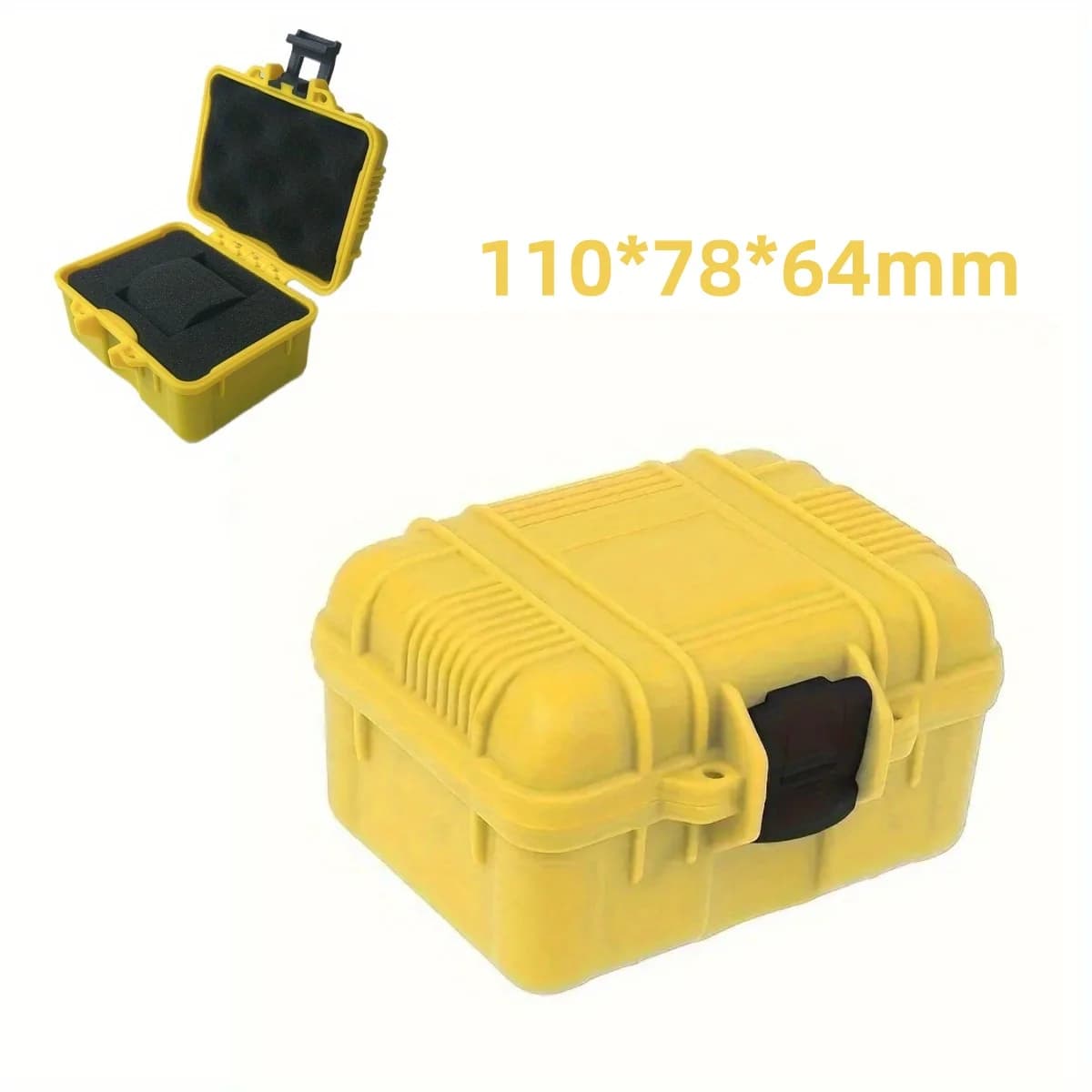 Caja organizadora de plástico resistente para relojes