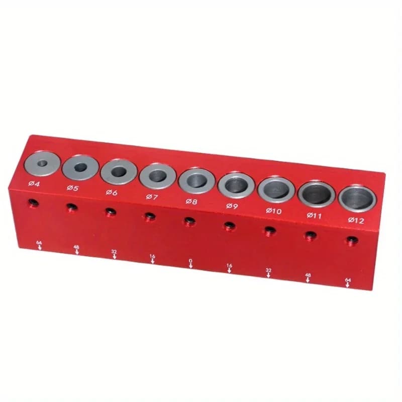 Guía vertical de perforación para pasadores ocultos de 4-12 mm